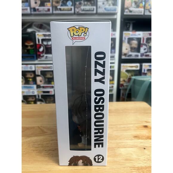2 Ozzy Osbourne Funko Pop Albums Diary Madman FLOCKED (FUZZY) Bark Moon #12 #60 - Picture 7 of 11